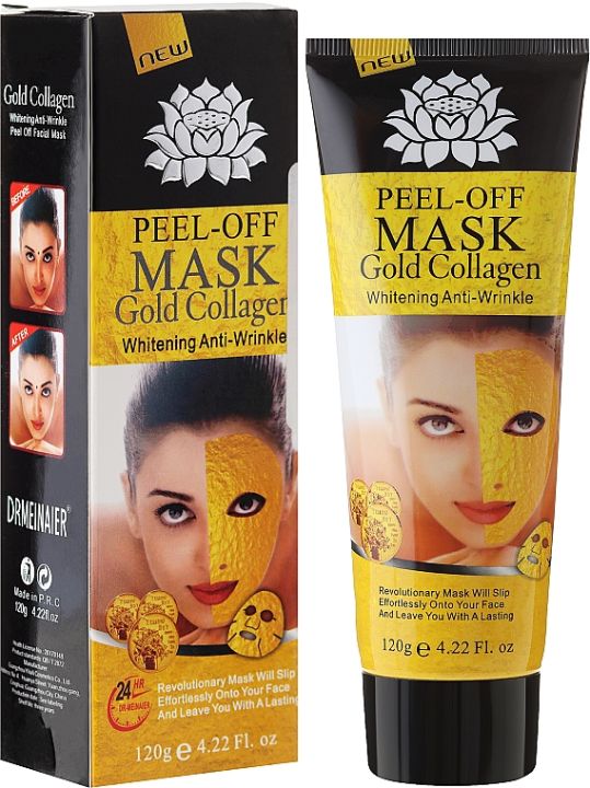 International PRC product skin care PEEL - OFF MASK Gold Collagen Whitening Anti - Wrinkle used for male/female - 120 gm