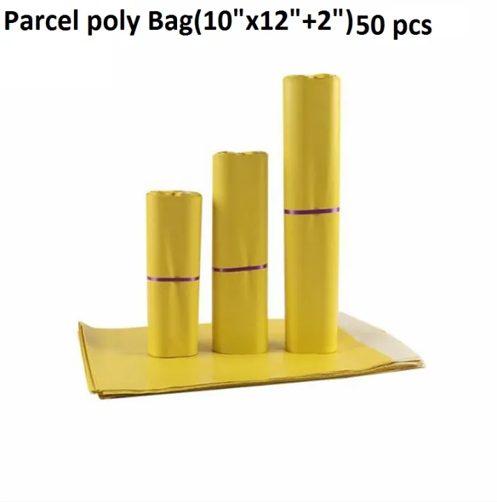 (10"x12"+2)%20inch%2050%20Pcs%20Courier%20poly%20Bag/parcel%20poly%20Bag/Mailer%20poly%20Bag%20yollow%20colour%20-%20Image%205