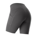 Women Gym Shorts High Waist Push Up Cycling Sport Leggings Phone Pockets For Femme Running Fitness Trainning Yoga Short Pants. 