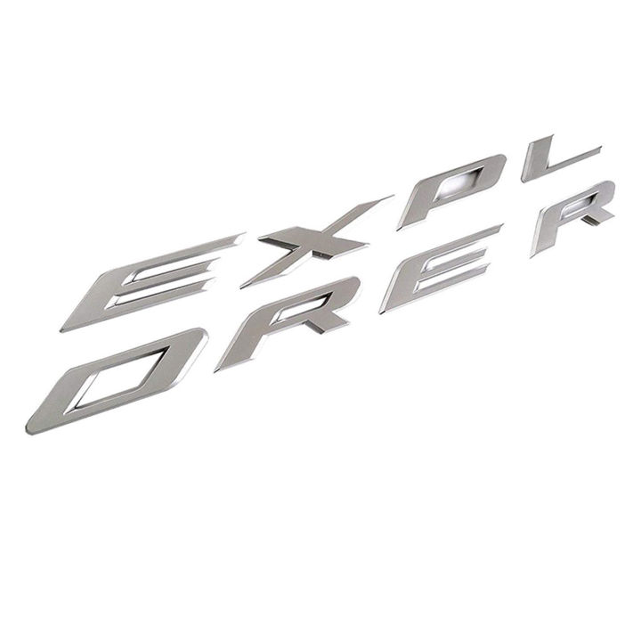 Explorer%20Car%20Emblem%20Front%20Hood%20Emblem%203D%20Letters%20Explorer%20Sticker%20Fit%20for%20Ford%202011-2019%20Explorer%20(Gloss%20Silver)%20-%20Image%203