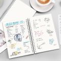 Papertree Spiral Sketch Notebook WHITE Cover White Blank Paper Wirebound. 