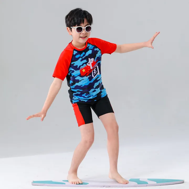 Children's%20swimsuits,%20boys'%20swimsuits,%20middle%20and%20big%20boys'%20split%20swimsuits,%20baby%20swim%20trunks,%20short%20sleeve%20suits%20-%20Image%203