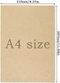 Brown Kraft Art Card 10 Sheets A4 size | Perfect thickness for printing drawing painting crafting.
