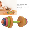 Kids Dumbbell Toy, Fitness Equipment Weight Lifting Plastic Dumbbell Toy for House.