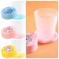 Folding Magic Water Cup, Kids Cartoon Drinking Cup, Travel Silicone Retractable Portable Outdoor Coffee And Cup, Telescopic Collapsible Plastic Cup, Household Kitchen & Dining Sports & Outdoors Mug, Folding Cups with Lid. 