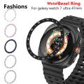 Fashions For Samsung Watch7 47mm Super Oiled Scale Rotary Ring New Product Samsung Galaxy Watch 7 Ultra Time Scale Diamond Bezel.