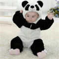 0-36months Newborn Baby Clothes Keep Warm Winter Jumpsuits Overall Panda Animal Hooded Rompers Baby Boy Romper Baby Girl Pajamas. 