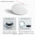 2 pcs Blind Spot Side View Mirror for Parking, 2" Round HD Glass Convex 360° Wide Angle Side Rear View Mirror with ABS Housing for Cars Bikes Motorcycles Scoter and Trucks, Pack of 2. 