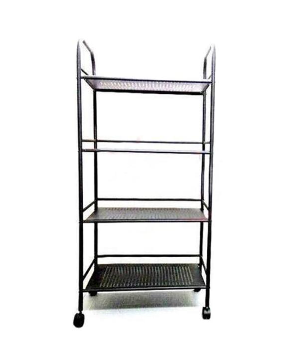 Stainless Steel 4 Layer Rack - Grey | Daraz.com.bd