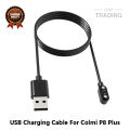 Colmi P8 Plus Magnetic Charging Cable High Quality USB Charger Cable USB Charging Cable Dock Bracelet Charger for Colmi P8 Plus Smart Watch. 