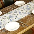 Summer Hydrangea Butterfly Table Runners Seasonal Spring Decor Holiday Farmhouse Indoor Retro Themed Party Dinner Party Decor.
