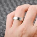 Anti Stress Anxiety Fidget Spinner Couple Rings For Lovers Rotating Stainless Steel Wedding Band Rings Jewelry Anillo. 