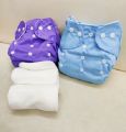 Washable Reusable Cloth Baby Diaper ( Combo 2 Diaper with 2 pad 3 Layer ).