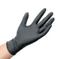 Chef's special black disposable nitrile gloves, food-grade kitchen cooking, baking, cooking, nitrile rubber gloves. 