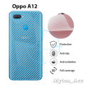 Oppo A12 - Carbon Fiber Back Poly Sticker. 