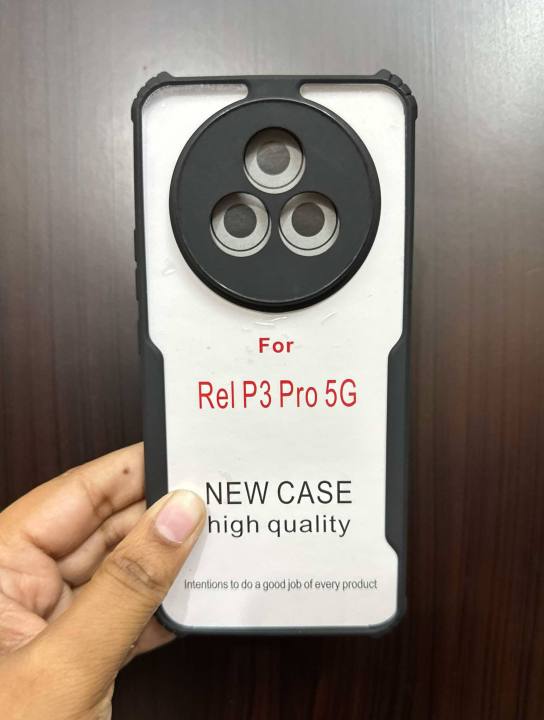 Realme P3 Pro 5G Xundd Protective Transparent Airbag Bumper Phone Case