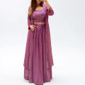 Georgette Embroidery Ready Made Party Koti Lehanga for Women.