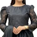 Dream Designer Black Barbie Gown Made by Premium Soft organza Tissue and net For Women. 