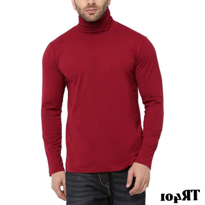 Full%20Sleeve%20High%20Neck%20Winter%20T-Shirt%20for%20Men%20-%20red%20-%20Image%202