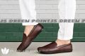 New High Quality JS Leather JS-112363 Slip Moccasins Loafers Casual Shoes For Men Driving By JS DREEM POINT. 