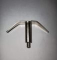 Stainless Steel Blade with Shaft for Juicer Machine 2 blade silver.