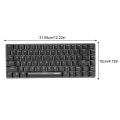 Ajazz AK33 Simple Layout Mechanical Gaming Keyboard 82 Keys Keypad. 