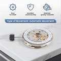 for ETA 2824-2 SELLITA SW200 White 3H Mechanical Watch Clock Movement. 