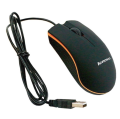 LENOVO-M20 Wired Usb Gaming Mouse - Desktop Optical Mouse Usb Wired Compatible With Windows Pc Desktop Computer & Laptop Black. 