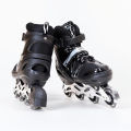 Inline roller skates shoes Black & White -1 Pair- Size (34-38).