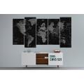 CNVS-501 72″ inch x 36″ inch World Map Wall Canvas Art Prints.