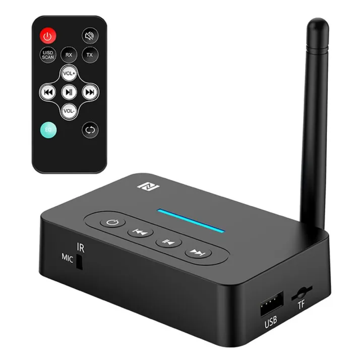 NFC%20Quick%20Pairing,%20Bluetooth%205.1%20Adapter,%20Dual-mode%20RX%20TX,%20U-Disk%20TF%20Card%20R/L%20AUX%20RCA%20Interfaces,%20With%20IR%20Remote%20Control%20-%20Image%207
