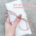 Round Blue Light Blocking Glasses Women Men Cat Eye Nearsighted Eyewear Student Glasses with Diopters Myopia EyeGlasses.