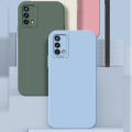 Olige Case For OPPO A95 Case Liquid Silicone Matte Shockproof Camera Protiction Soft Phone Cover. 