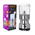 Nima 2 in 1 Grinder and Juicer Blender with CS5420 motor and Engfee load protector 10 blade 14 Blade  300-370watt. 