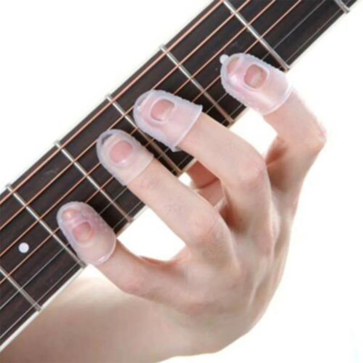 4Pcs/Set%20Guitar%20Silicone%20Finger%20Guards%20Guitar%20Fingertip%20Protectors%20For%20Ukulele%20And%20Guitar%20-%20Image%205