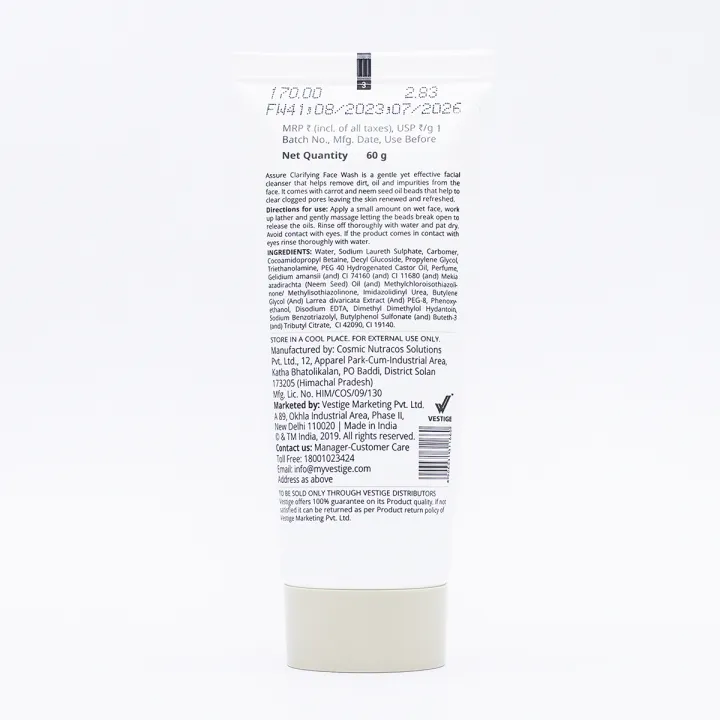 Assure%20Clarifying%20Face%20Wash%20-%2060gm%20(Indian)%20-%20Image%202