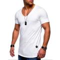 Men's Tops Tees Arrived Deep V neck short sleeve men t shirt Slim Fit t-shirt men Skinny casual summer tshirt camisetas size 3XL.