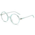 Trendy Round frame glasses Fashionable Retro Transparent Full frame glasses  Lightweight Myopia glasses frames for Daily wear Office use Gaming Reading Computer use. 