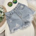 Summer Baby Girls And Boys Shorts Jeans New Fashion Toddler Kids Pants Little Daisy Children Denim Short For Age 2-7years. 