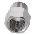 Compression Elbow Female To Male Stainless Steel Reduction Thread Adapter 1/8 1/4 3/8 1/2 NPT 1/8 1/4 3/8 1/2 G Reducing Pipe Fitting Adapter Male to Female Adapter Male To Male Converter Water Oil Air Pressure Gauge.