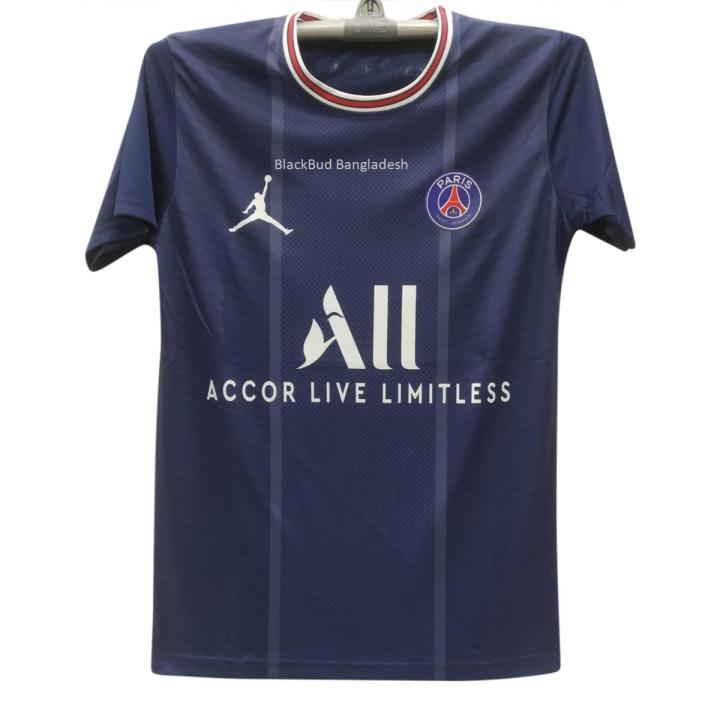 Psg Paris Saint-Germain Home Away Stadium Kit 2021-22 Short Sleeves ...
