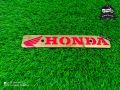 Honda Motorcycle New Design Name Plate Metal Gold.