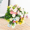 15 Heads Artificial Flowers Silk Daisy Flower Bouquet Home Decor Wedding Flower Ornament.