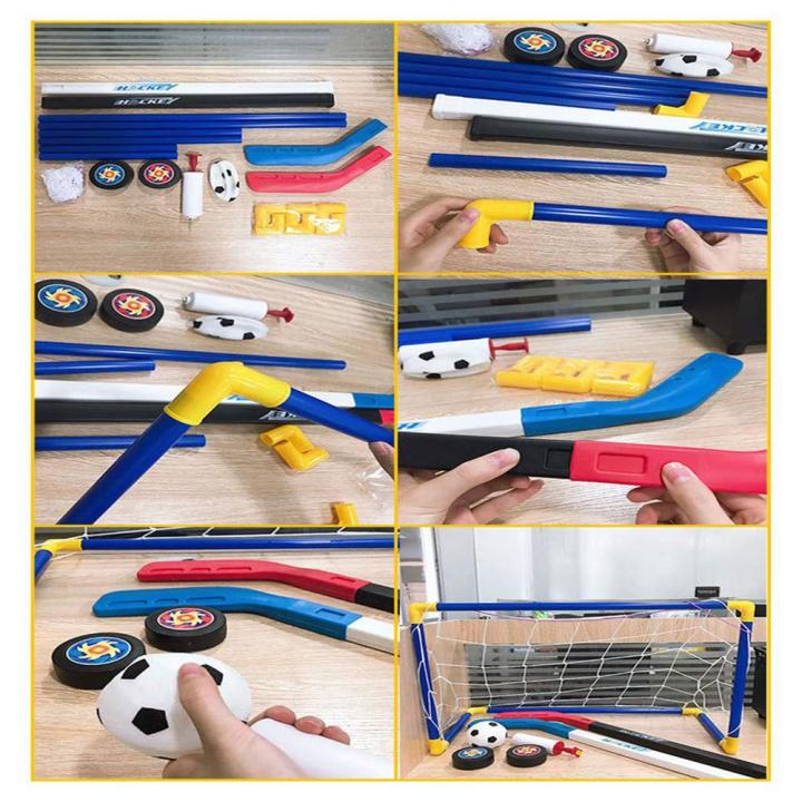 Kids%20Children%20Winter%20Ice%20Hockey%20Stick%20Training%20Tools%20Plastic%20Golf%20Football%20Soccer%20Goal%20Removable%20Mini%20Football%20Set%20-%20Image%205
