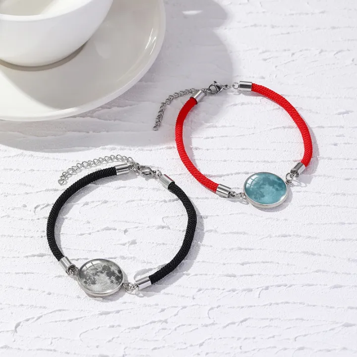 2%20PCS/Set%20Stainless%20Steel%20Couples%20Bracelet%20For%20Women%20Lover%20Luminous%20Sun%20Moon%20Rope%20Charm%20Friendship%20Girlfriend%20Party%20Jewelry%20Gift%20-%20Image%205