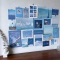 20pcs/set Wallpapers Ins Creative Art Decorative Card Bedroom Living Room Background Wall Sticker Poster.