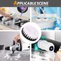 Plasstic Soft Attachment for Cleaning Carpet Leather and Upholstery Sofa Wooden Furniture.