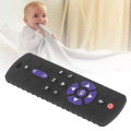 Silicone Teether, Chew Sensory Bright Color Baby Teether Toy Shape Learning TV Remote Control Shape for Home. 