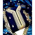 exclusive indian Unstitched Georgette Excellent Embroidery Work, High Quality Three Piece For Women - Dress For Girls.