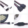 4pin 5pin 6pin Male Female strip to controller Adapter Cable Wire for 5050 3528 SMD RGB RGBW RGB+CCT LED Strip light 5pcs. 
